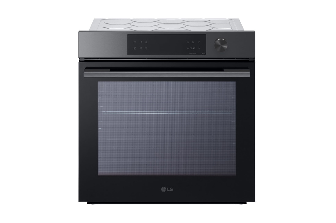 LG 76 l InstaView™, EasyClean™ Vstavaná rúra LG, Čierna/šedá, front, WS7D7631WB, thumbnail 2