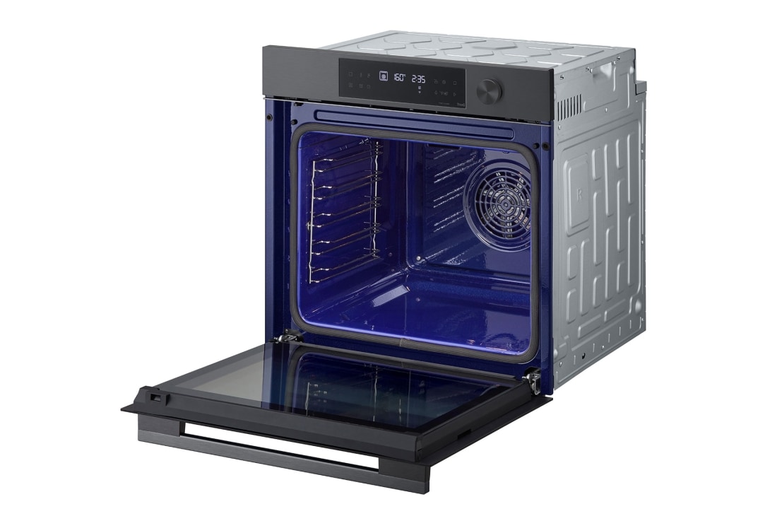 LG 76 l InstaView™, EasyClean™ Vstavaná rúra LG, Čierna/šedá, left open, WS7D7631WB, thumbnail 12