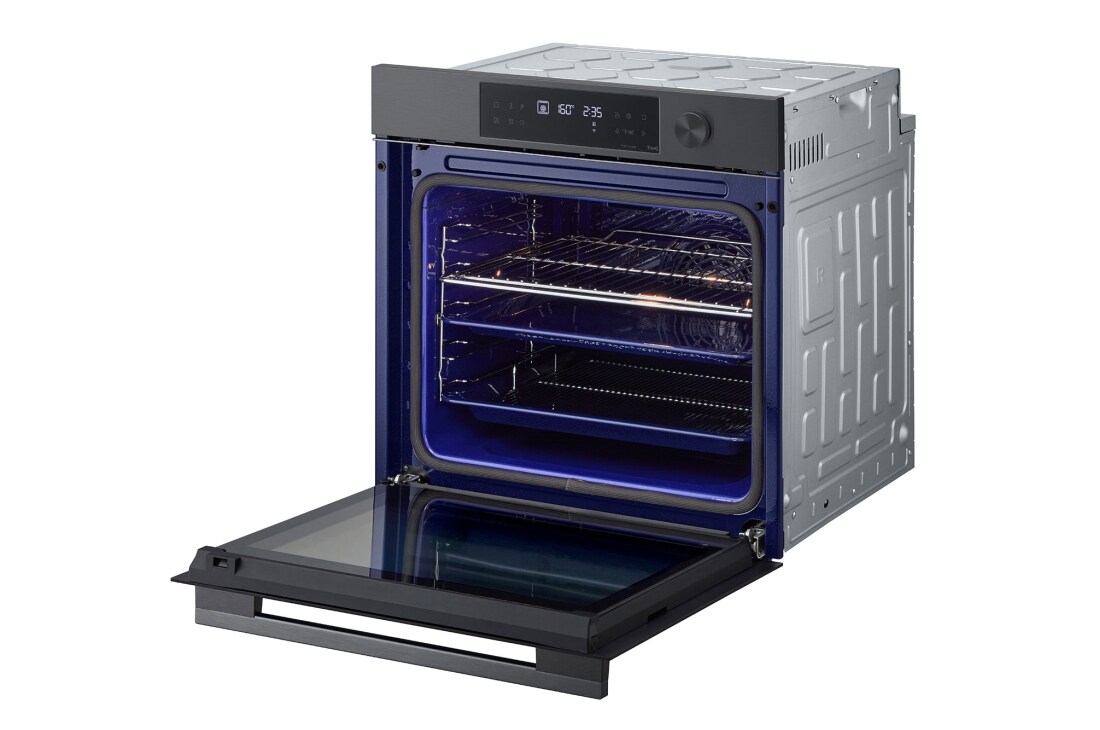 LG 76 l InstaView™, EasyClean™ Vstavaná rúra LG, Čierna/šedá, left open, WS7D7631WB, thumbnail 13