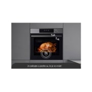 LG 76 l InstaView™, EasyClean™ Vstavaná rúra LG, Čierna/šedá, lifestyle, WS7D7631WB, thumbnail 3
