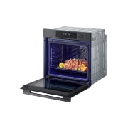 LG 76 l InstaView™, EasyClean™ Vstavaná rúra LG, Čierna/šedá, left open, WS7D7631WB, thumbnail 14