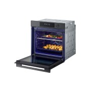 LG 76 l InstaView™, EasyClean™ Vstavaná rúra LG, Čierna/šedá, left open, WS7D7631WB, thumbnail 15