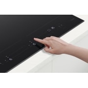 LG Vstavaná indukčná doska 60cm, Čierna, 2x Flexi zóny, ThinQ™, CBIZ2437B, thumbnail 5