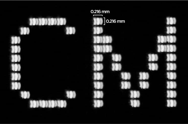 8K TV correspond to ICDM standards (CM 90%)