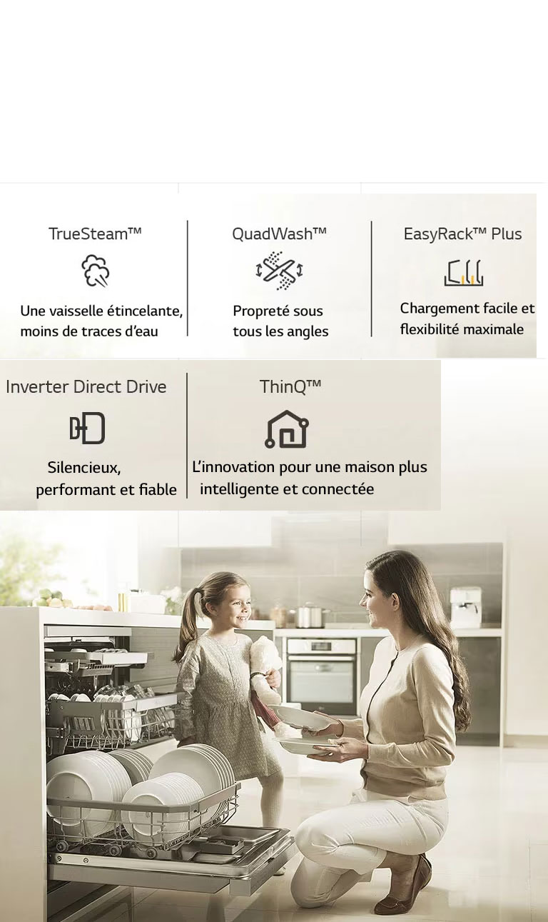 Les raisons d’acheter un lave-vaisselle LG