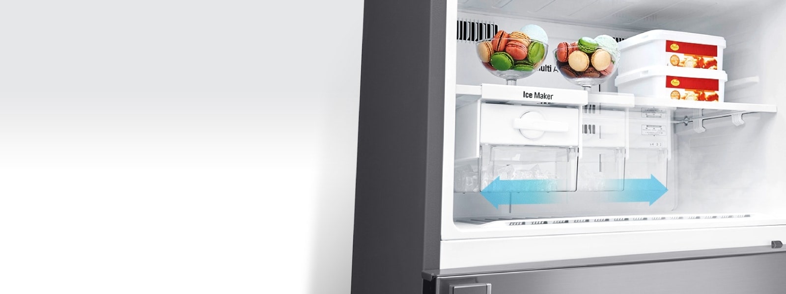 Bac à glaçons amovible