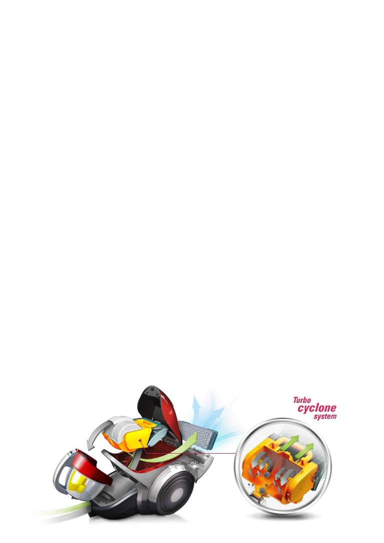 Puissance d’aspiration de longue durée 