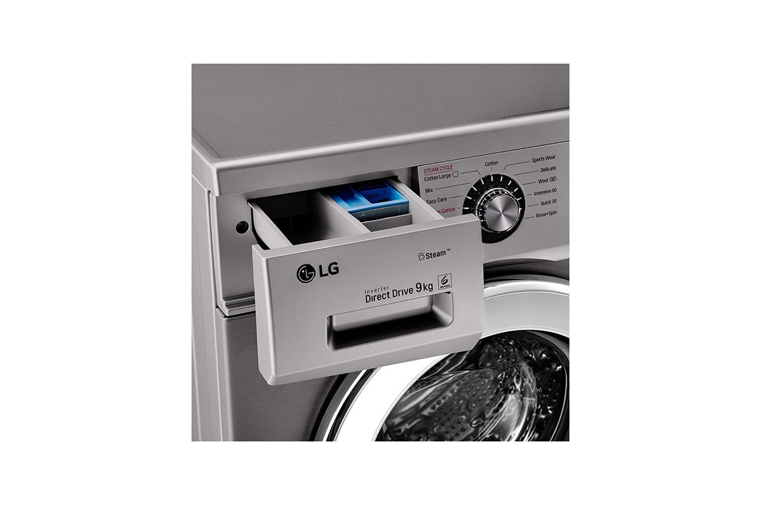 LG 9kg Steam Washing Machine with Inverter DD Motor, FH4G6VDY6, thumbnail 5