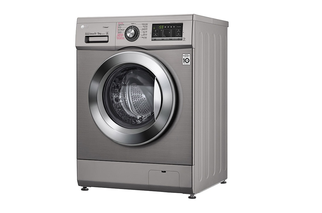 LG 9/5kg Steam Washing and Drying Machine with Inverter DD Motor, FH4G6VDGG6, thumbnail 10
