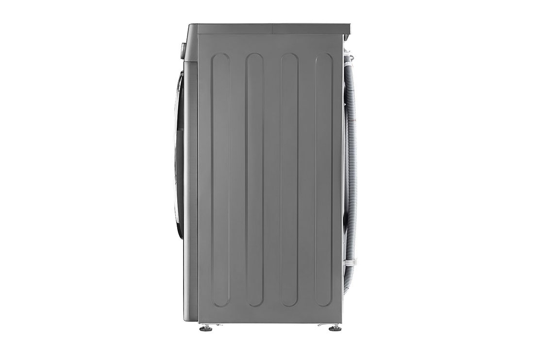 LG Machine à laver 7kg avec moteur Inverter Direct Drive 6 motions chargement frontal, couleur argent, Vue latérale, FH2J3QDNG5P, thumbnail 14