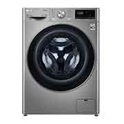 LG Machine à laver 7kg avec moteur Inverter Direct Drive 6 motions chargement frontal, couleur argent, Vue de face, FH2J3QDNG5P, thumbnail 1