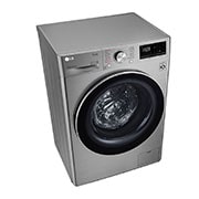 LG Machine à laver 7kg avec moteur Inverter Direct Drive 6 motions chargement frontal, couleur argent, Vue prospective supérieure, FH2J3QDNG5P, thumbnail 8