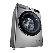 LG Machine à laver 7kg avec moteur Inverter Direct Drive 6 motions chargement frontal, couleur argent, Vue prospective gauche, FH2J3QDNG5P, thumbnail 10