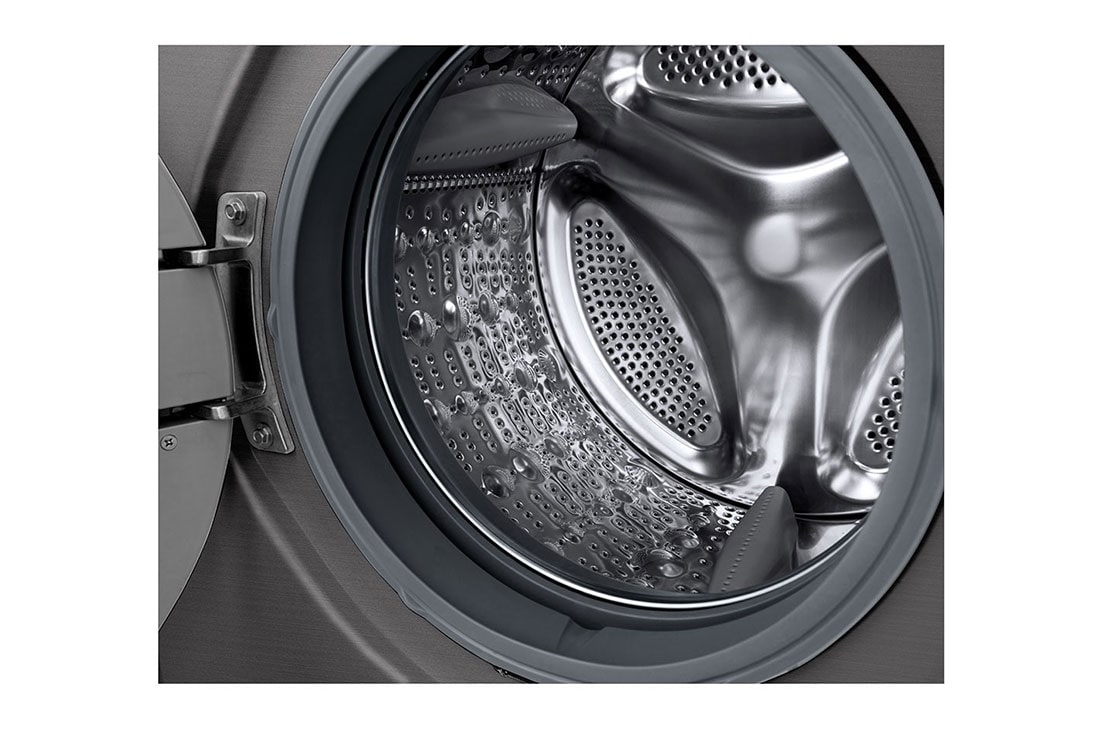 LG Lave Linge a chargement frontal I 8kg I Moteur Inverter Direct Drive I A+++, Vue tambour, FH2J3TNG5P, thumbnail 3