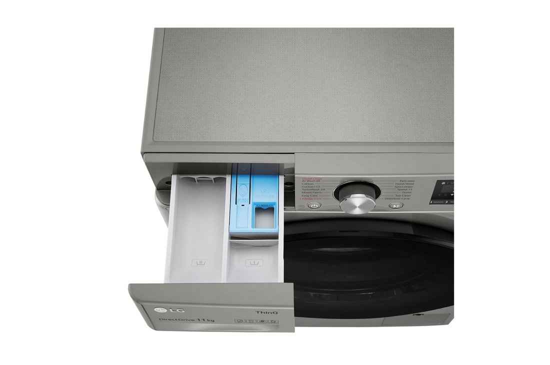 LG 11 Kg | Lave-linge à chargement frontal | AI DD™ | ThinQ™ | Steam™, detergent port , F4Y5EYGYPV, thumbnail 7