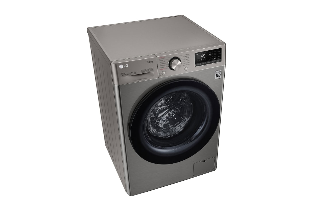 LG 11 Kg | Lave-linge à chargement frontal | AI DD™ | ThinQ™ | Steam™, left side , F4Y5EYGYPV, thumbnail 8
