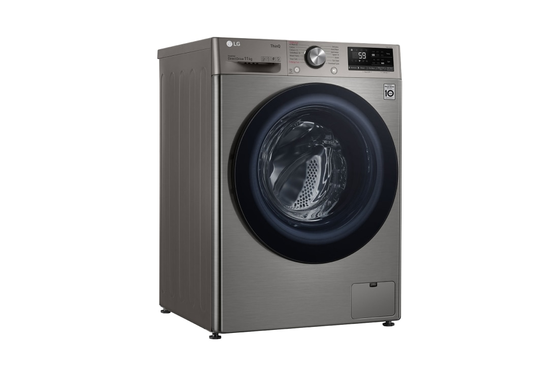 LG 11 Kg | Lave-linge à chargement frontal | AI DD™ | ThinQ™ | Steam™, left side, F4Y5EYGYPV, thumbnail 10