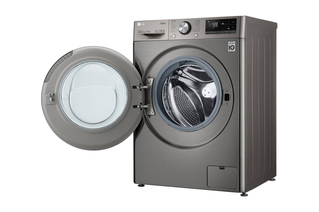 LG 11 Kg | Lave-linge à chargement frontal | AI DD™ | ThinQ™ | Steam™, right side open , F4Y5EYGYPV, thumbnail 11