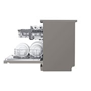 LG Lave-vaisselle LG QuadWash™, 14 couverts, EasyRack™ Plus, Moteur Inverter Direct Drive, ThinQ, DFB512FP Side open view, DFB512FP, thumbnail 11