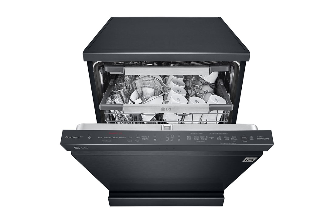 LG Lave-vaisselle intelligent à contrôle frontal, connecté Wifi, en noir mat, DFC425FM, DFC425FM, thumbnail 8