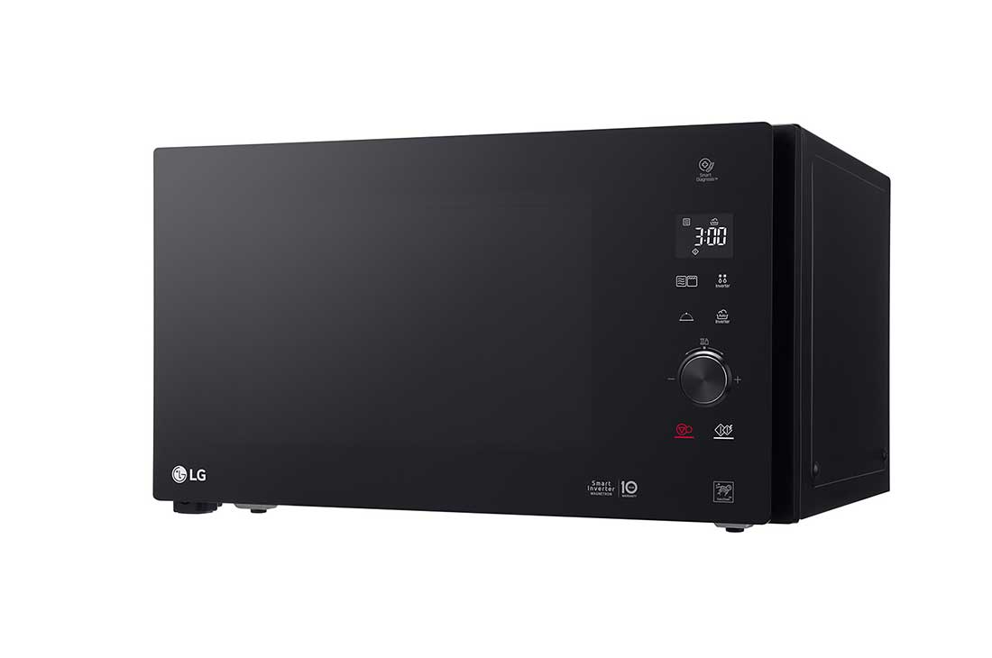 LG Micro-ondes, technologie LG Neo Chef, capacité de 42 litres, onduleur intelligent, EasyClean, gril, right side view, MH8265DIS, thumbnail 5