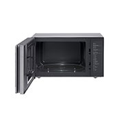 LG Four à micro-ondes de 42 litres, argent, technologie Smart Inverter avec 10 ans de garantie, gril, cuisson automatique intelligente, antibactérien, éclairage LED, front view open, MH8265CIS, thumbnail 2