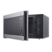 LG Four à micro-ondes de 42 litres, argent, technologie Smart Inverter avec 10 ans de garantie, gril, cuisson automatique intelligente, antibactérien, éclairage LED, right slide open, MH8265CIS, thumbnail 6