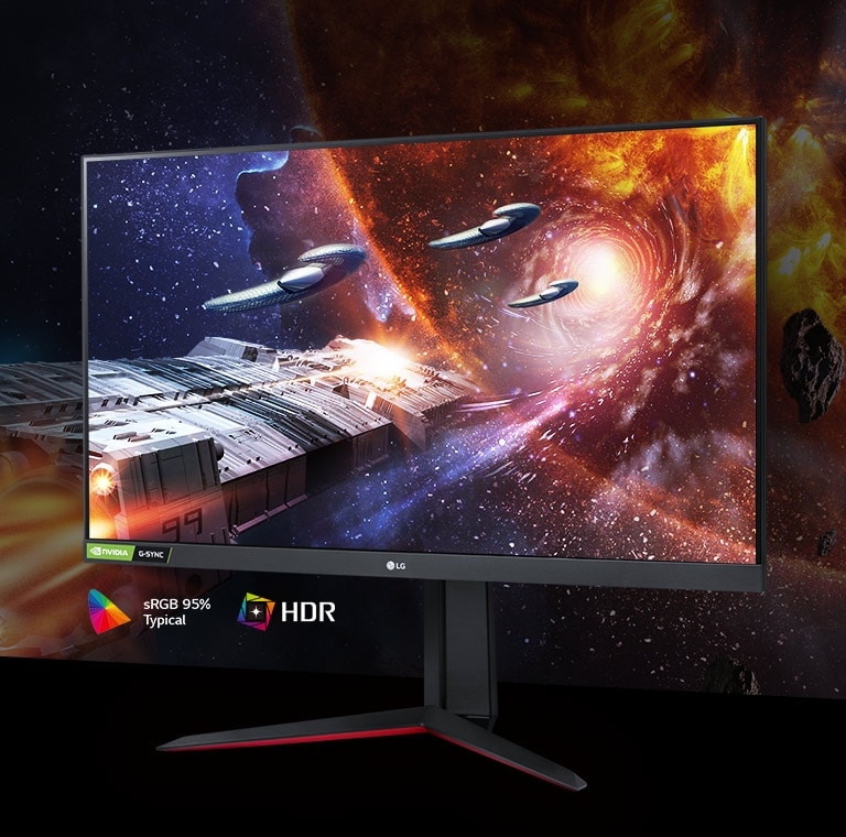 La scène de jeu est riche en couleurs et en contraste sur le moniteur prenant en charge le Hdr 10 avec Srgb à 95 % (Typ.)