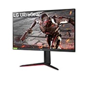 LG Moniteur de jeu UltraGear™ Full HD de 31,5'',165 Hz, MBR 1 ms, compatible NVIDIA® G-SYNC®, vue de côté de -15 degrés, 32GN550-B, thumbnail 2