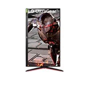 LG Moniteur de jeu UltraGear™ Full HD de 31,5'',165 Hz, MBR 1 ms, compatible NVIDIA® G-SYNC®, Vue avant du moniteur pivotant à 90&nbsp;degrés, 32GN550-B, thumbnail 9