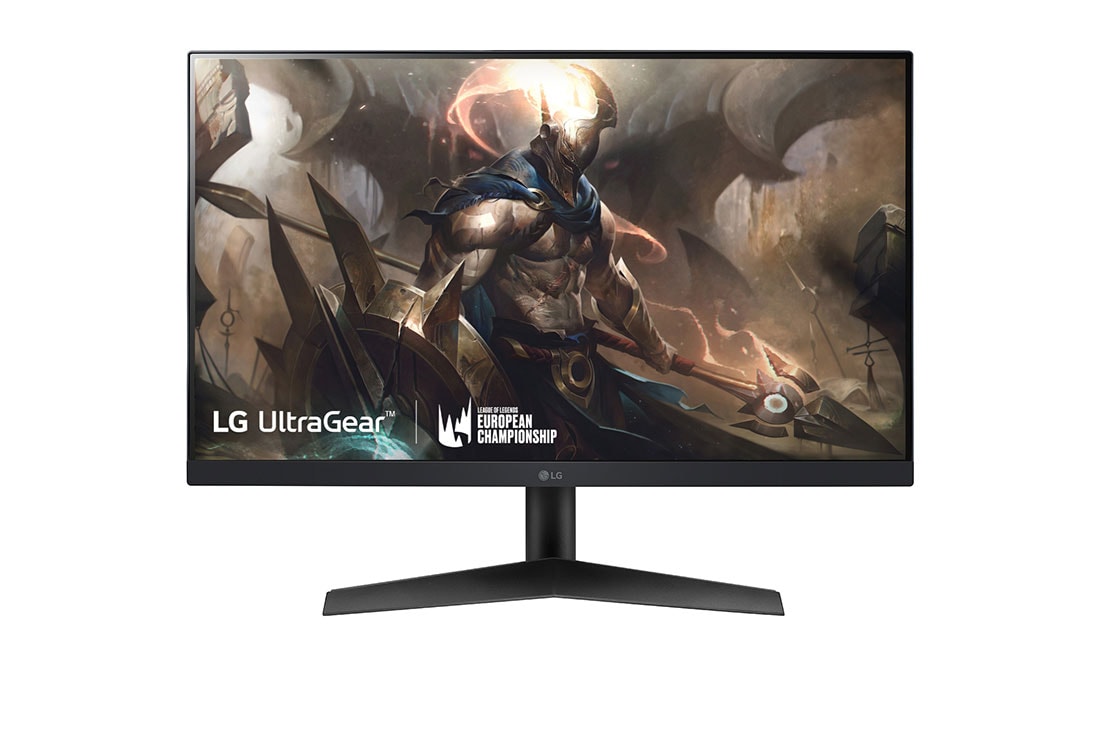 LG ÉCRAN LG 24'' UltraGear FHD 24GN60R6B / 144Hz, vue avant, 24GN60R-B