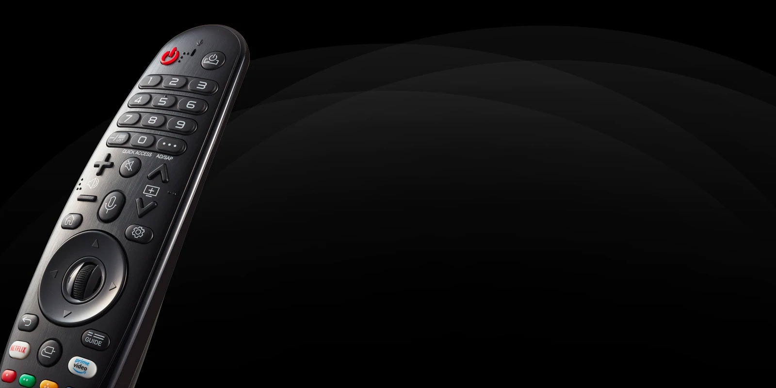 Télécommande LG de face