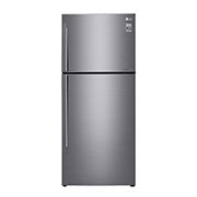 LG Réfrigérateur deux portes de 437 litres avec compresseur à onduleur Smart Inverter, Door Cooling+™ et LED tactile, ThinQ™ avec Wi-Fi - Platine argent, GN-C432HLCU, thumbnail 1