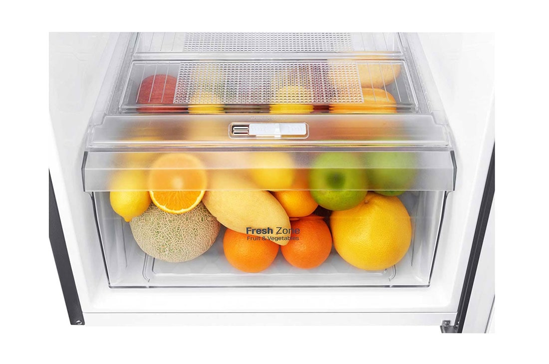 LG Congélateur supérieur en acier au graphite foncé IEC brut de&nbsp;333&nbsp;L avec compresseur à onduleur et flux d’air multiple, GN-B372SQCB, thumbnail 6