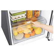 LG Congélateur supérieur en acier au graphite foncé IEC brut de&nbsp;333&nbsp;L avec compresseur à onduleur et flux d’air multiple, GN-B372SQCB, thumbnail 5