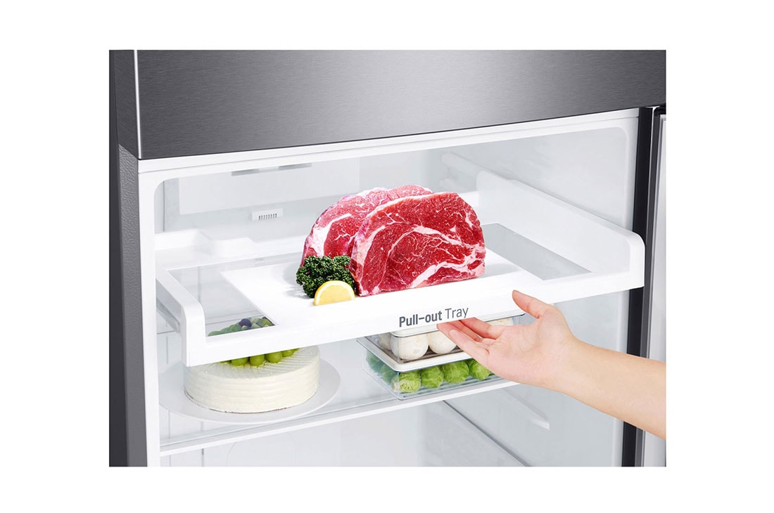 LG Congélateur supérieur en acier au graphite foncé IEC brut de 427 L avec compresseur à onduleur et flux d’air multiple, GN-B422SQCL, thumbnail 6