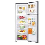 LG Réfrigérateur à congélateur en haut 272(L) nets | Refroidissement homogène dans toutes les zones | Éclairage LED, GN-B272SQCB, thumbnail 2