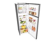 LG Réfrigérateur à congélateur en haut 307(L) nets | Refroidissement homogène dans toutes les zones | Éclairage LED, GL-G402RLCB, GL-G402RLCB, thumbnail 5