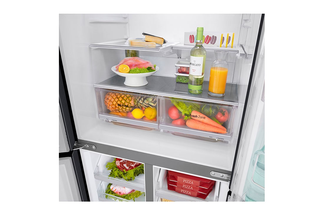 LG Réfrigérateurs multi-portes | InstaView Door-in-Door™ | 458L | Total No Frost | Compresseur Linéaire Inverter , GC-Q22FTQEL, thumbnail 8