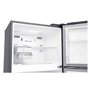 LG Réfrigérateur 2 portes | 438 L | Gris | DoorCooling⁺™ | Compresseur Smart Inverter | Flux d’air multiple | Compartiment congélateur supérieur, GL-C502HLCL, thumbnail 3