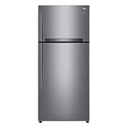 LG Réfrigérateur deux portes de 547 litres avec compresseur à onduleur Smart Inverter, Door Cooling+™ et LED tactile, ThinQ™ avec Wi-Fi - Platine argent, GN-H702HLHL, thumbnail 1