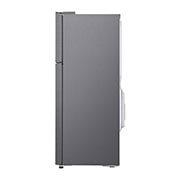 LG Réfrigérateur deux portes de 340 litres avec compresseur à onduleur Smart Inverter, Door Cooling+™ et LED tactile, ThinQ™ avec Wi-Fi - Platine argent, Side View, GL-C252SLBB, thumbnail 14