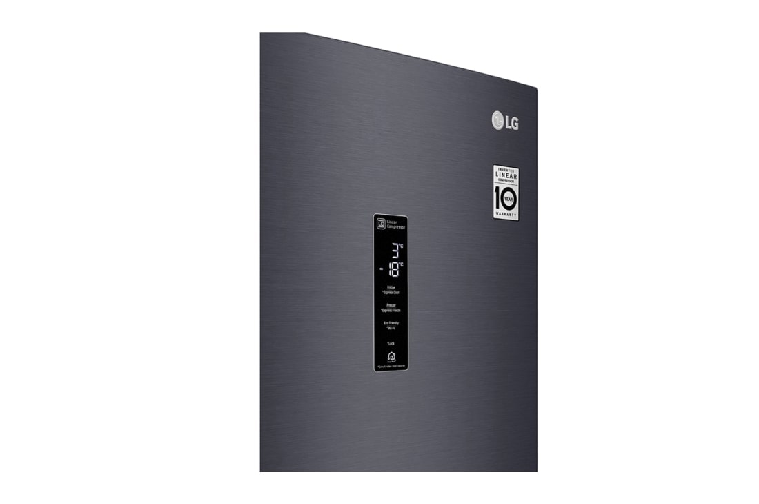 LG Réfrigérateur combiné | 341L | A++ | 36dB | Total No Frost | Compresseur Smart Inverter, Detail drawing, GW-B459NQFM, thumbnail 10