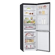 LG Réfrigérateur combiné | 341L | A++ | 36dB | Total No Frost | Compresseur Smart Inverter, Side view open image, GW-B459NQFM, thumbnail 11