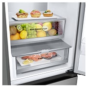 LG Réfrigérateur LG, congélateur en bas, capacité 344 litres, bottom , GW-B459FS6W, thumbnail 4