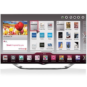 LG 55 " CINEMA 3D Smart TV LA86001