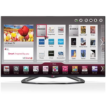 LG 47 " CINEMA 3D Smart TV LA86001