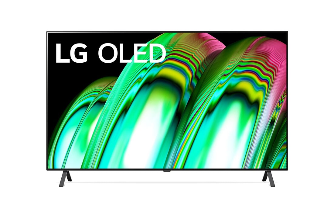 LG OLED A2 Smart TV Resolution 4K 65 pouces, front view with infill image, OLED65A26LA
