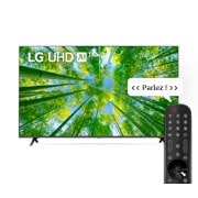 LG TV LG 55'' 4K UHD UQ80006LD (2022), vue de face avec image de remplissage, 55UQ80006LD, thumbnail 1
