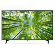 LG UHD Smart TV Resolution 4K 43 pouces, vue de face avec image de remplissage, 43UQ80006LD, thumbnail 1